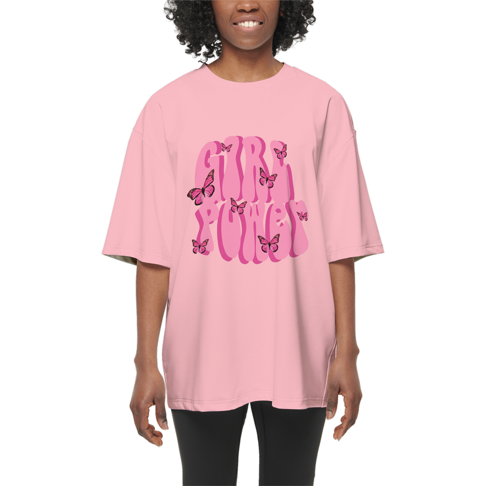 Girl Power Oversized Luxe Streetwear Tee