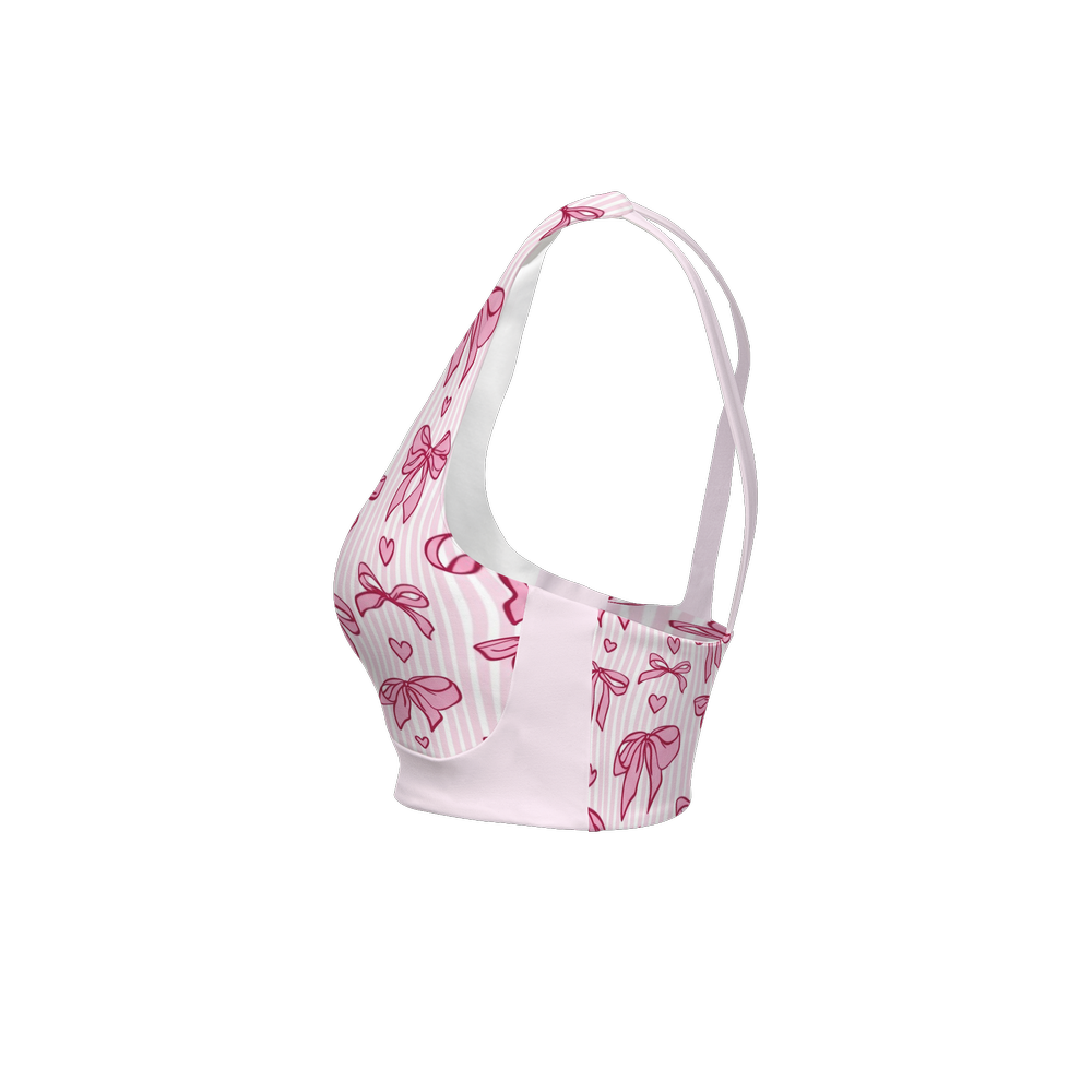 Women's Racerback Sports Bra-Butter Soft Texture
